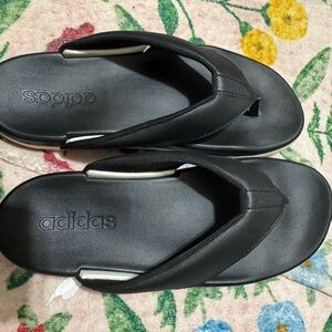 Adidas Women's Black Flip-Flop Sandals